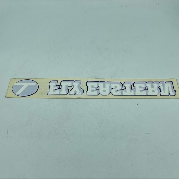 Eastern Airlines Vintage WINDOW DECAL Sticker “Fly Eastern” Blue White 13.5” - Picture 3 of 7